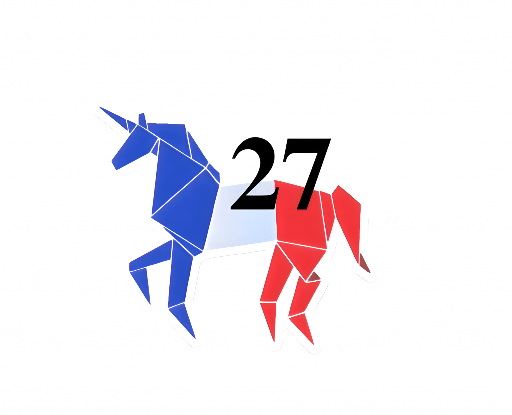 Image d'une licorne avec le numéro 27 dessus.